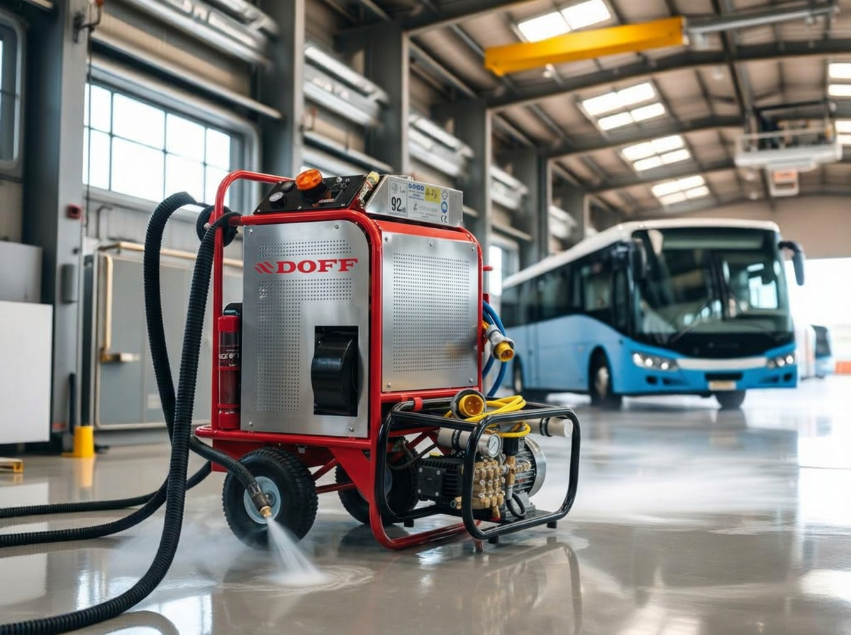 DOFF cleaning system in a commercial environment